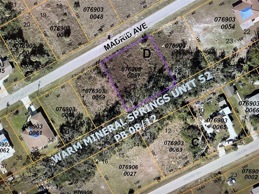 Property photo for LOT 27,28 &29 MADRID AVENUE, North Port, FL