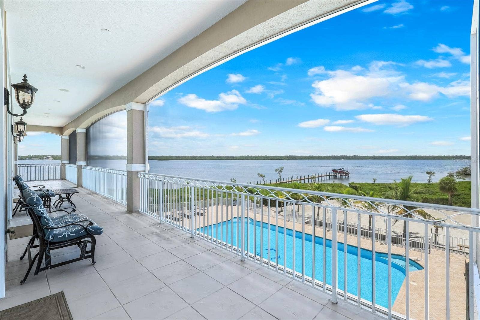 7159 MANASOTA KEY ROAD, Englewood, FL 34223 view from second floor terrace