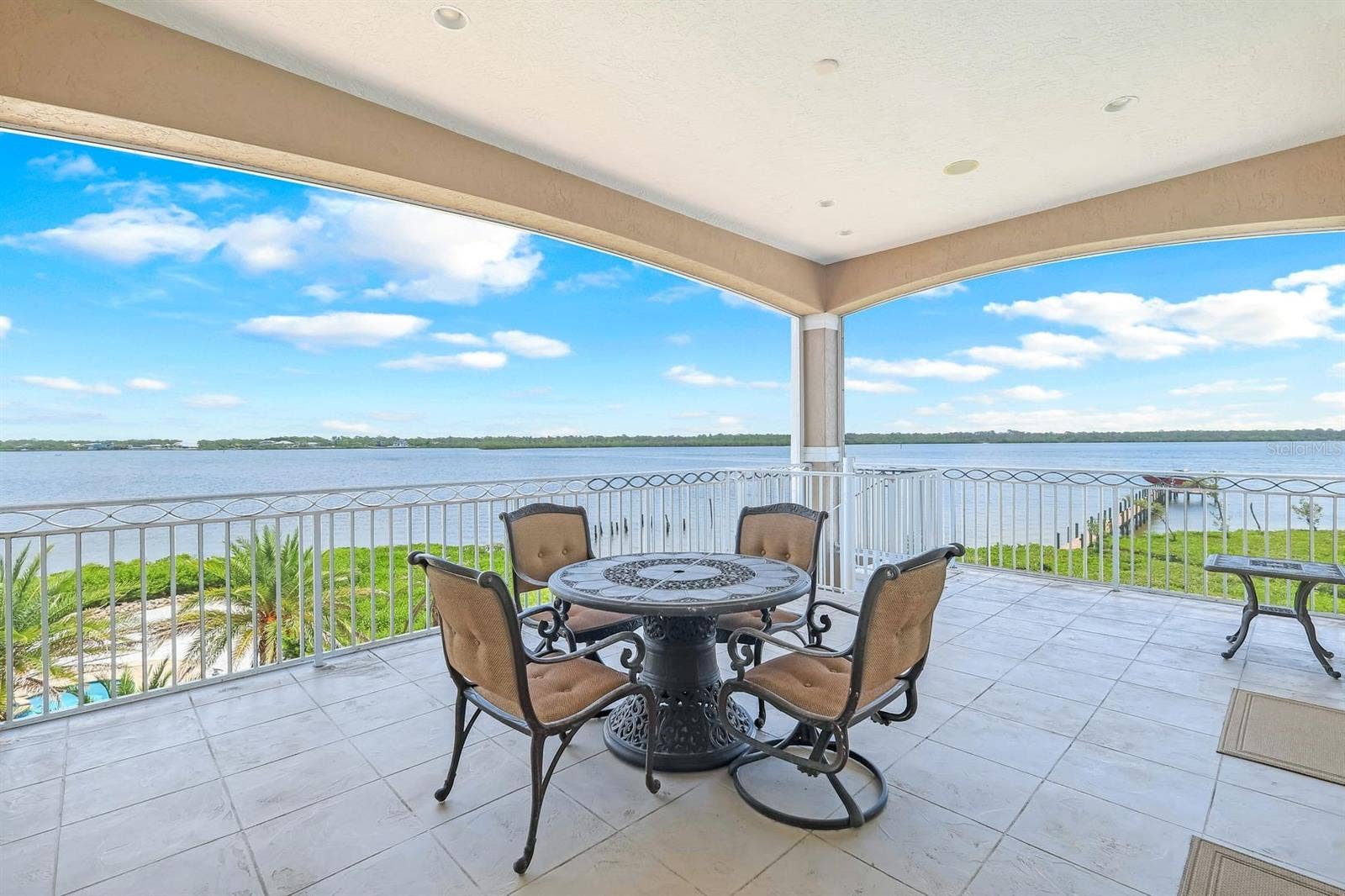 7159 MANASOTA KEY ROAD, Englewood, FL 34223 Outdoor dining with panoramic views