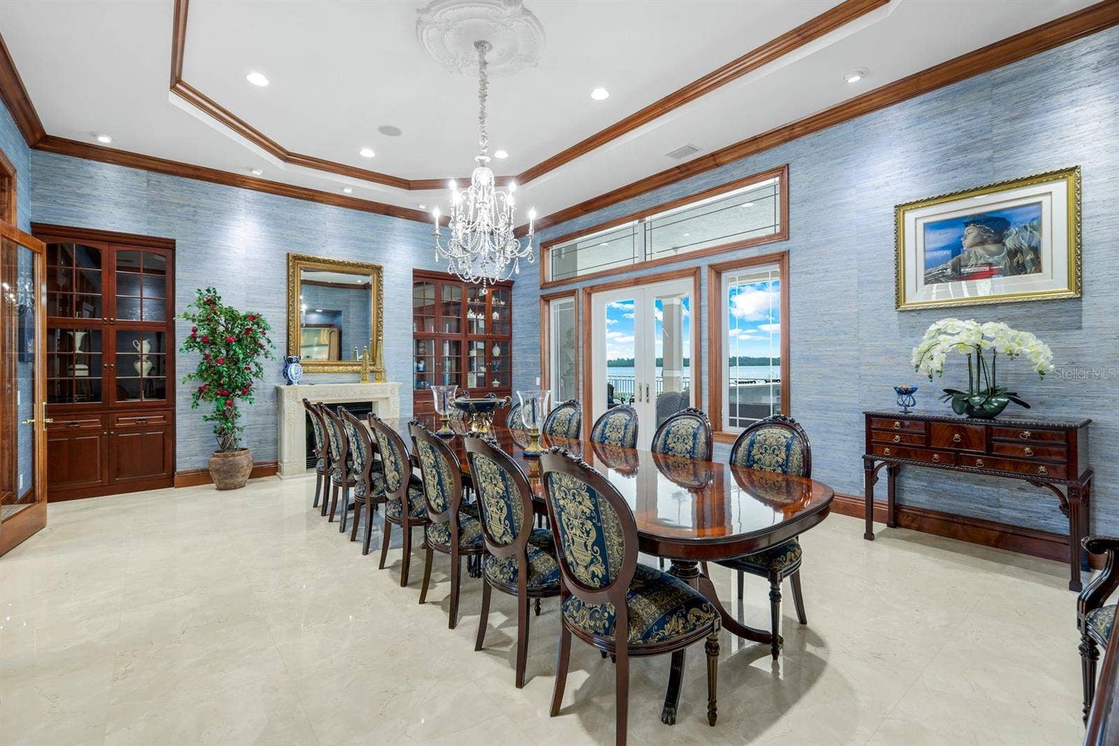 7159 MANASOTA KEY ROAD, Englewood, FL 34223 elegant dining room