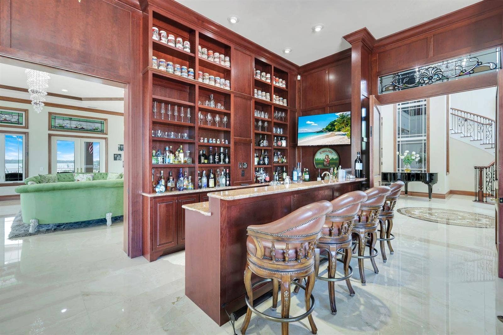 7159 MANASOTA KEY ROAD, Englewood, FL 34223 Magnifcent Wet bar