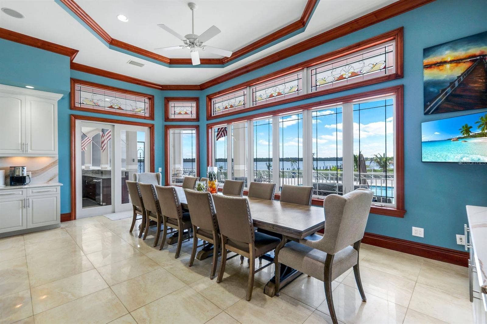 7159 MANASOTA KEY ROAD, Englewood, FL 34223 Kitchen with views