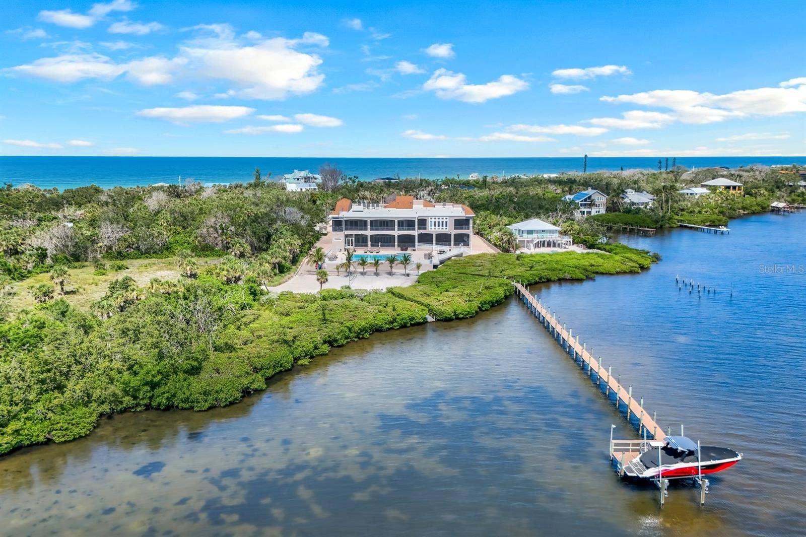 7159 MANASOTA KEY ROAD, Englewood, FL 34223 view from Lemon Bay