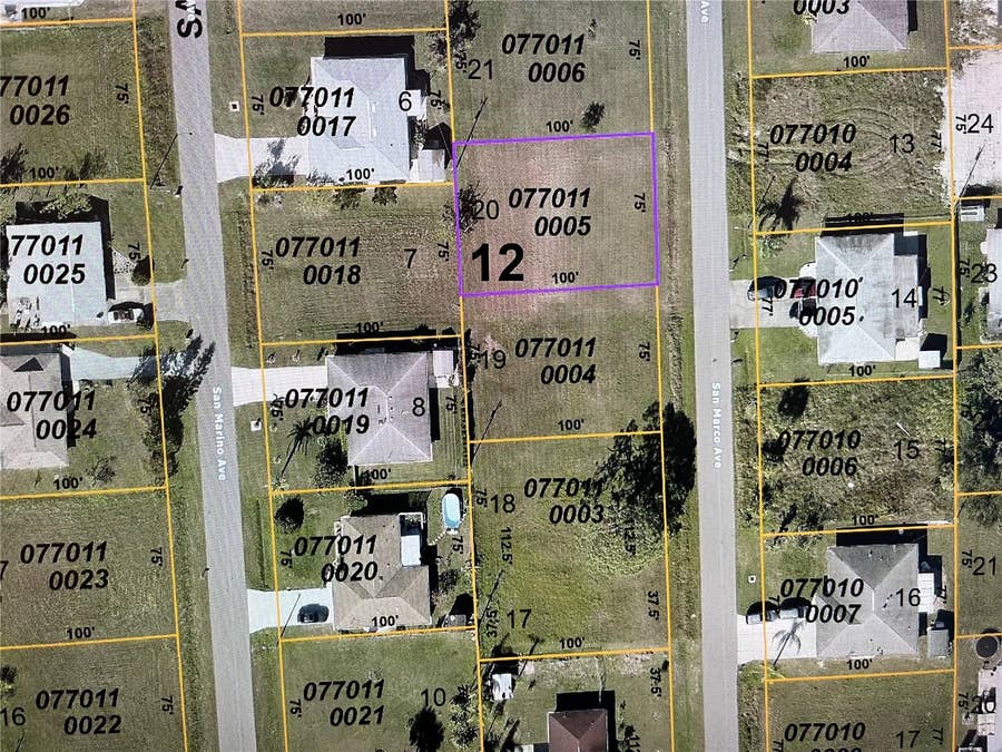 Property photo for LOT 20 SAN MARCO AVENUE, North Port, FL