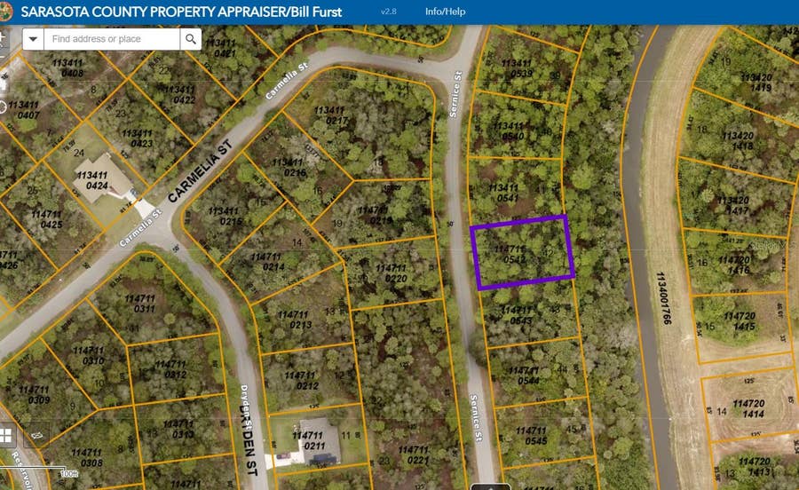 Property photo for Lot 42 SERNICE STREET, North Port, FL