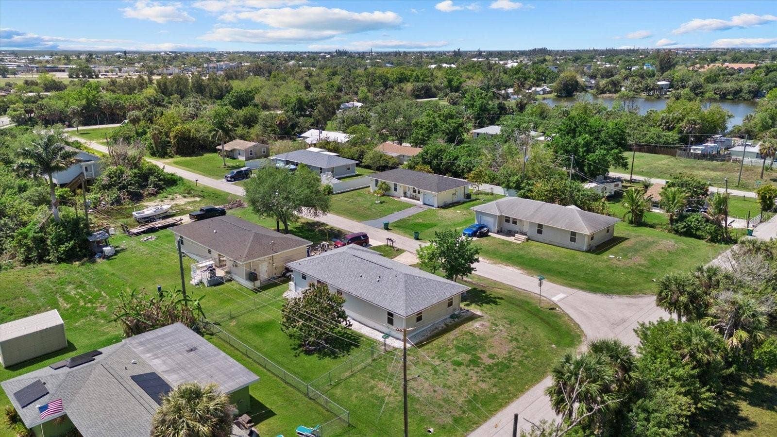 2600 CHARLENE STREET, Punta Gorda, FL 33950 Aerial view, corner lot