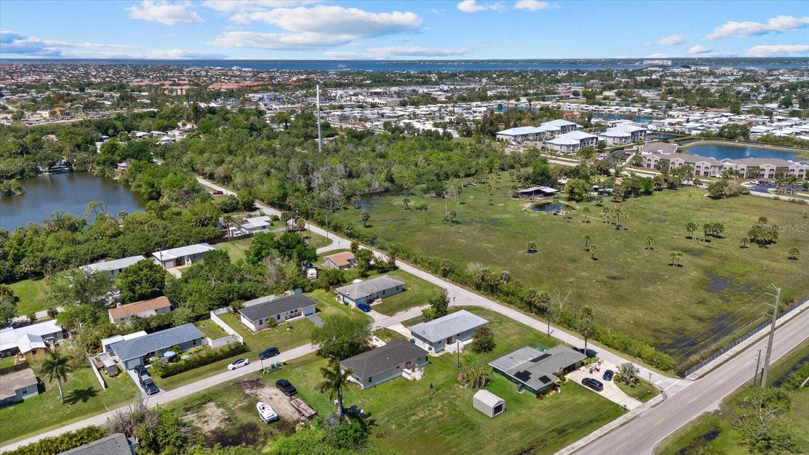 2600 CHARLENE STREET, Punta Gorda, FL 33950 Aerial View to the Northwest