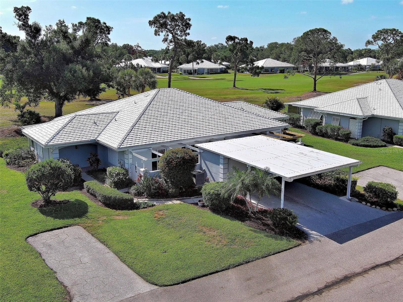 262 CERROMAR WAY S, #53, Venice, FL 34293 Carport and designated parking area