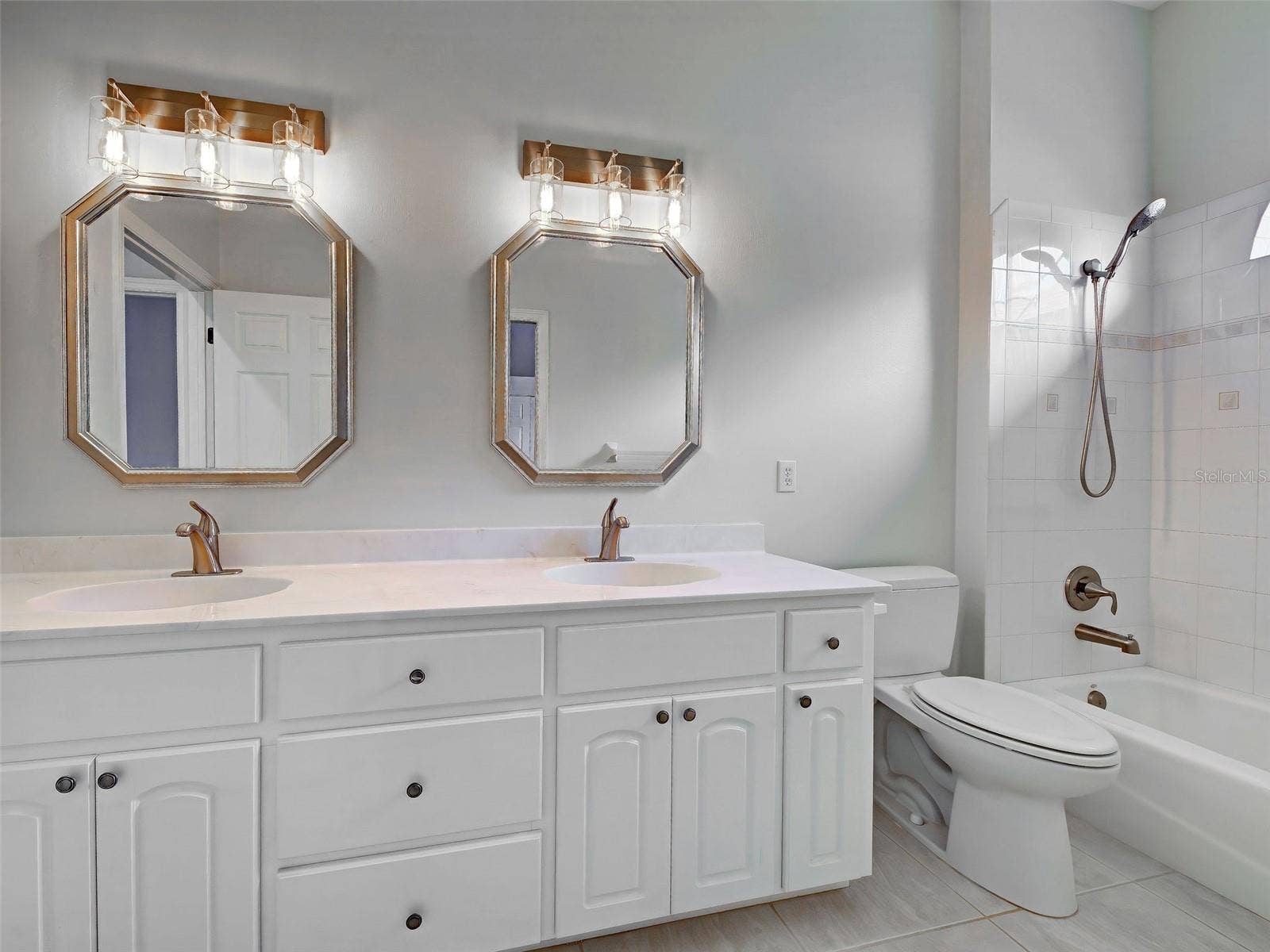 New light fixtures add a touch of class too.