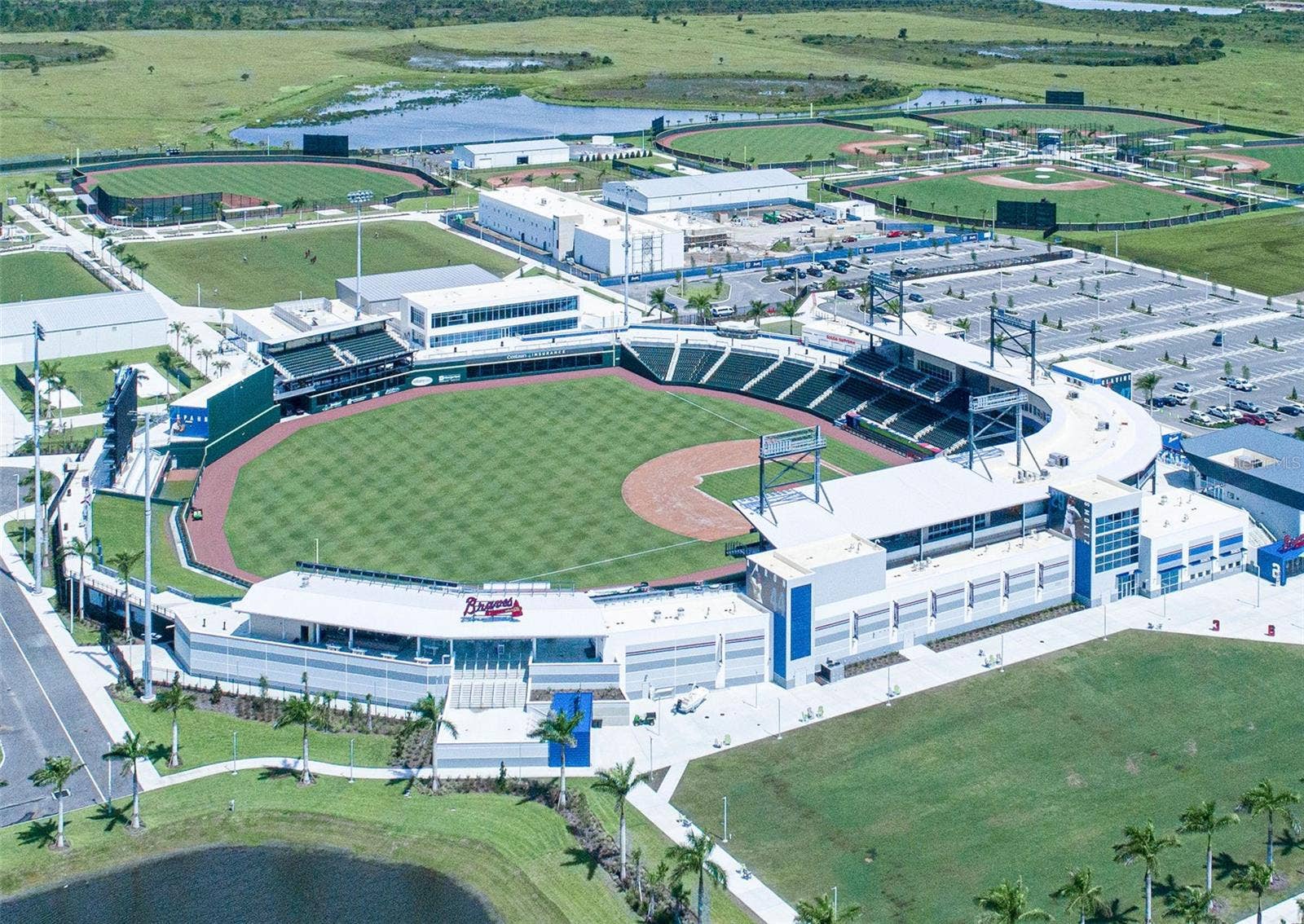 Cool Air Today stadium hosts the Atlanta Braves Spring training, along with year round special events.