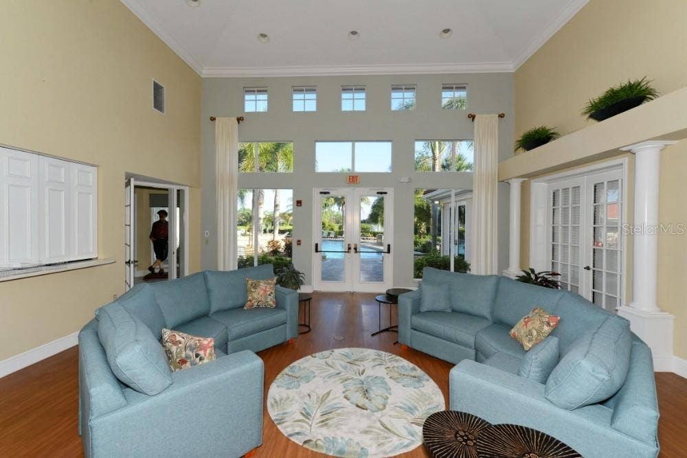 Renovated clubhouse is perfect for community functions or can be reserved for private events.