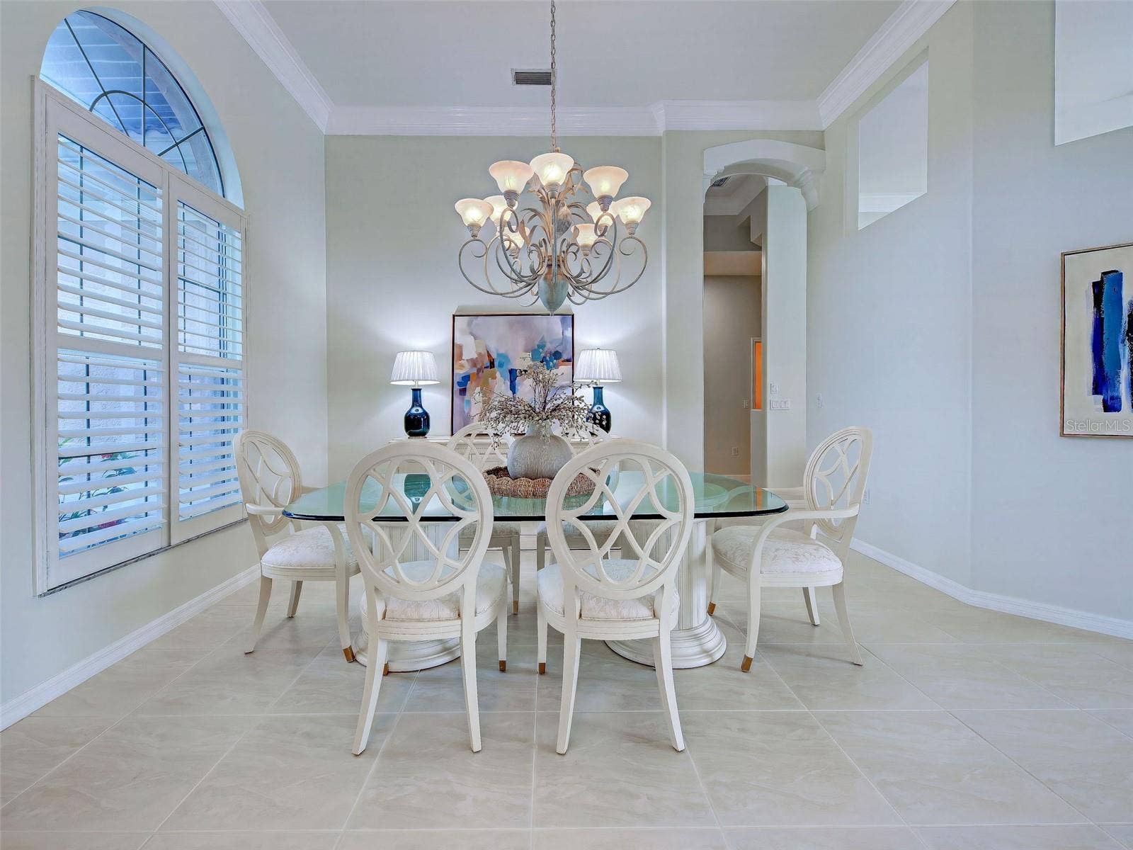 Share a special meal in the formal dining room.
