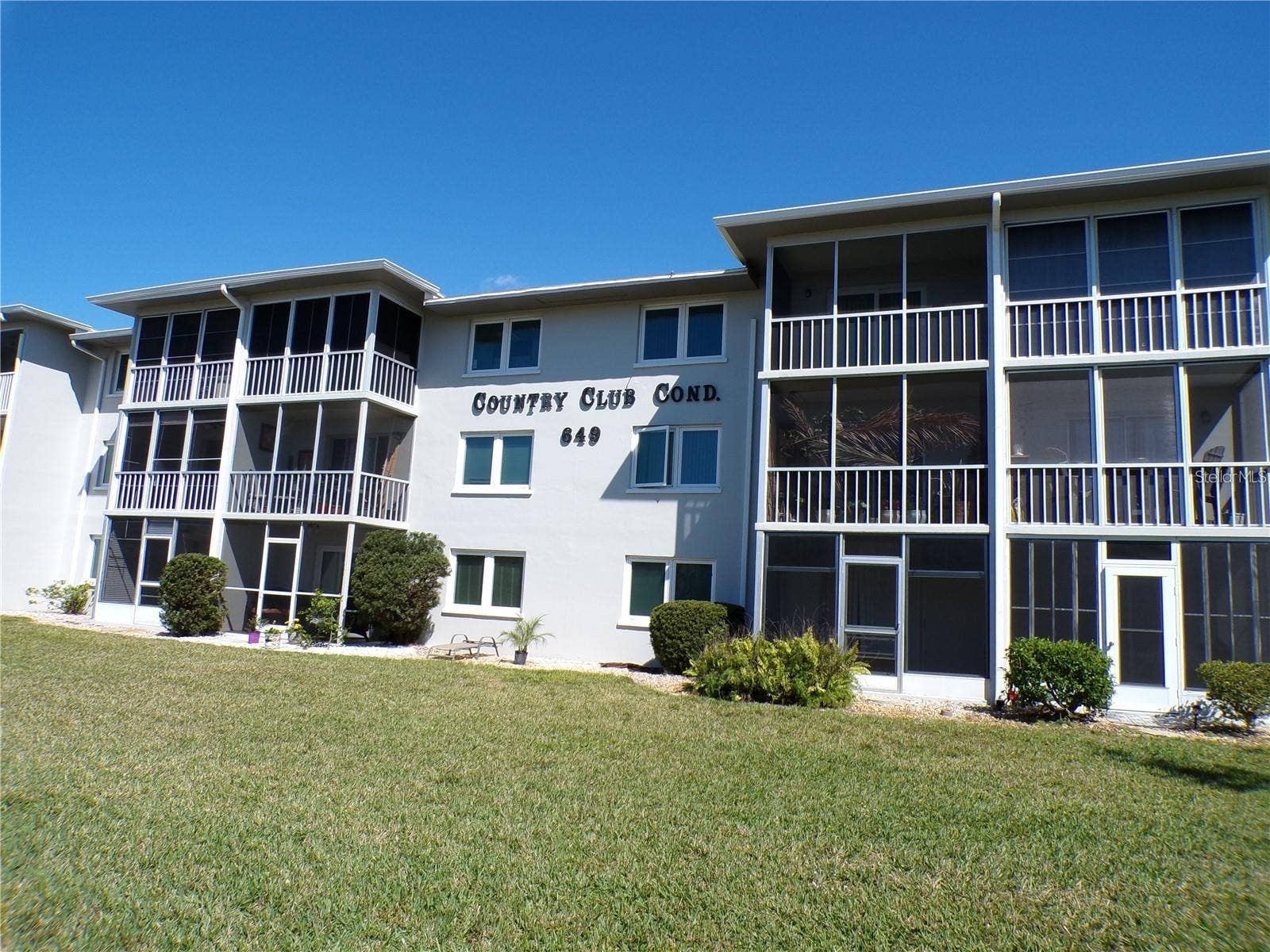 Front of building