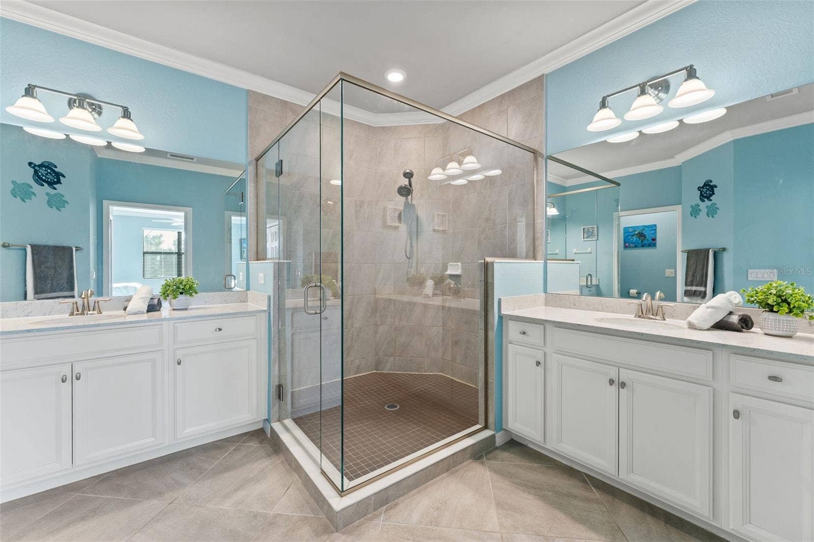 12480 GHIBERTI CIRCLE, #201, Venice, FL 34293 Primary bath double vanities