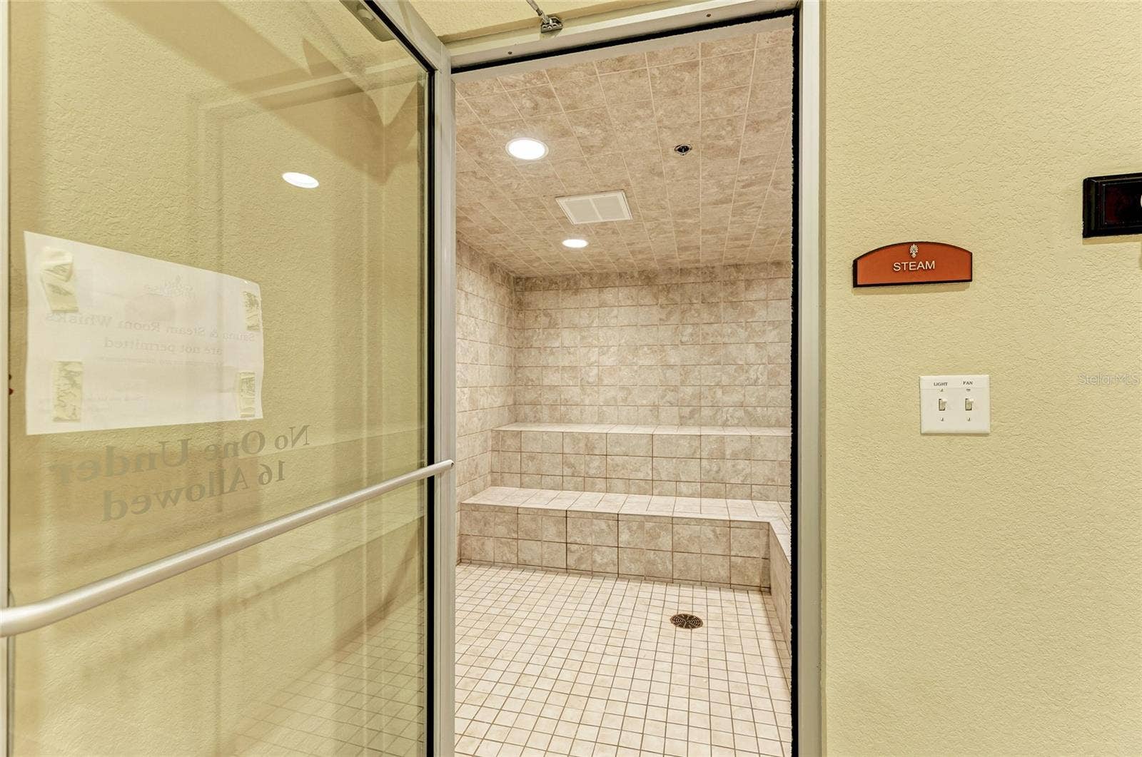 12480 GHIBERTI CIRCLE, #201, Venice, FL 34293 Steam Room