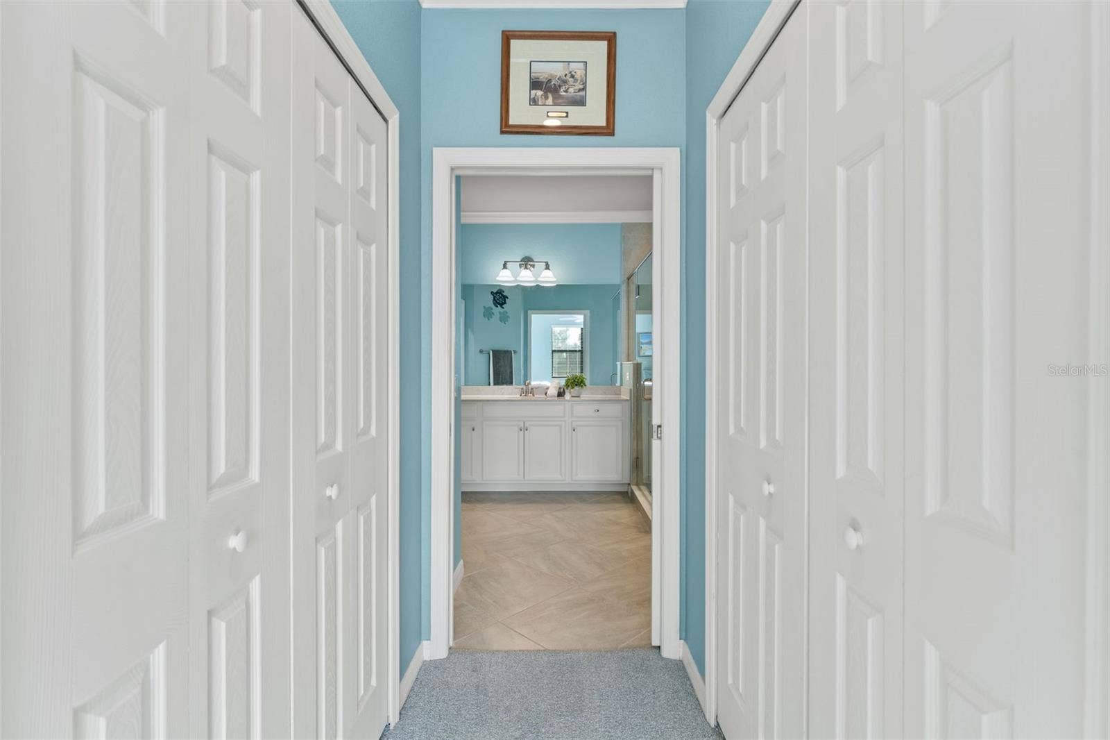 12480 GHIBERTI CIRCLE, #201, Venice, FL 34293 hallway in primary bedroom