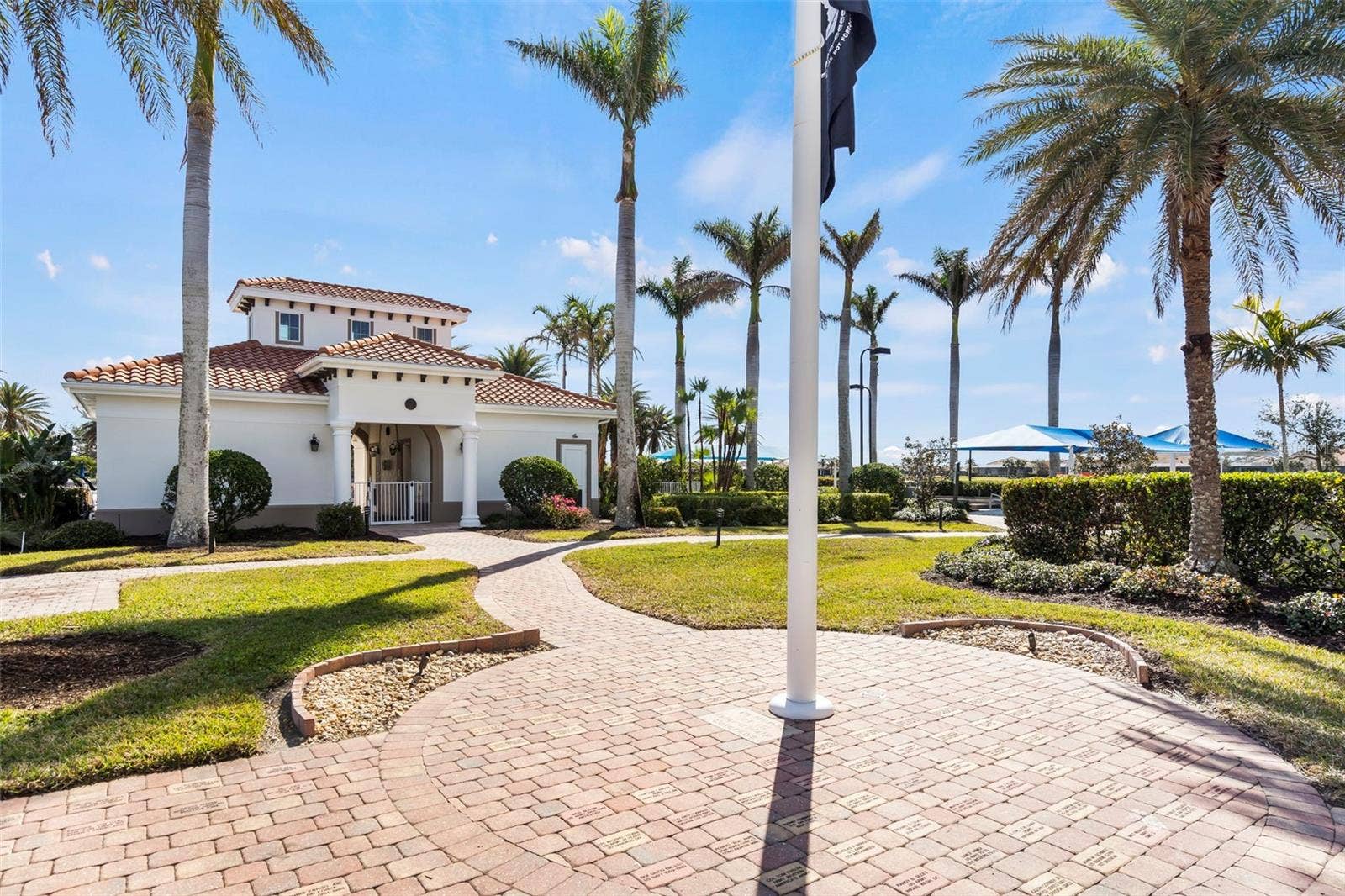 walkway from event center to resort center