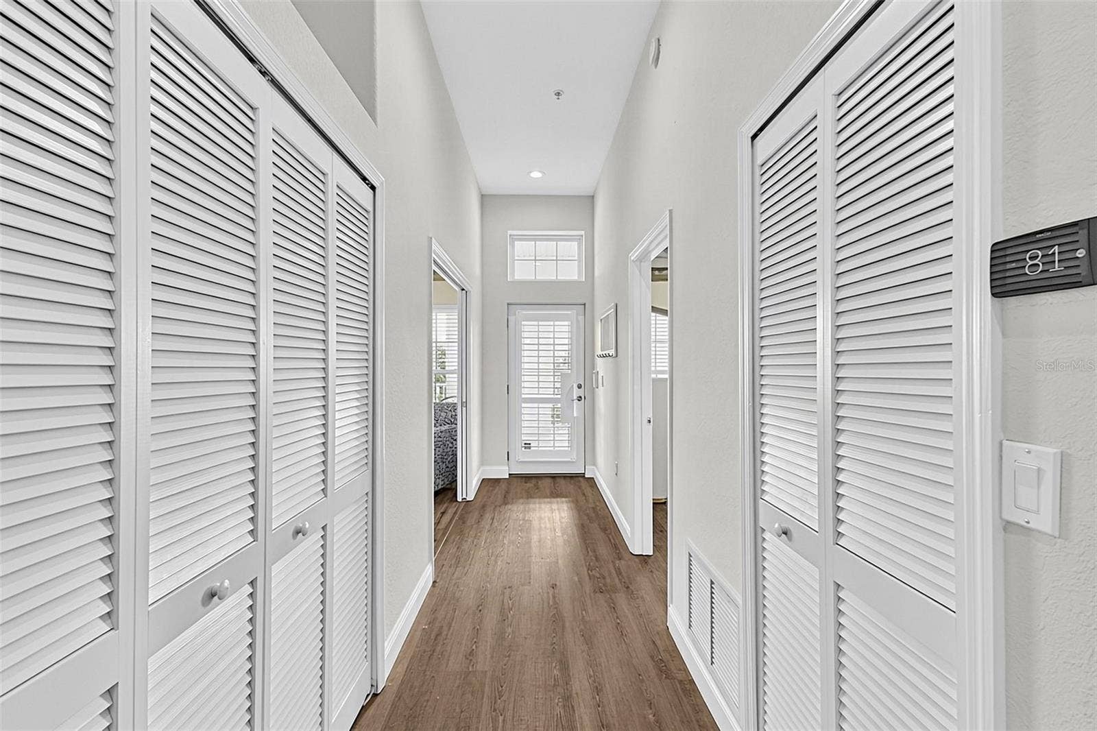 101 NATURES WAY, #1307, Rotonda West, FL 33947 Closet doors left house the air handler and water tank To the right are the washer and dryer