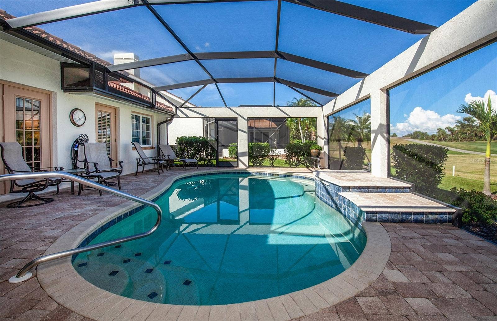 810 CARNOUSTIE DRIVE, Venice, FL 34293 Pool with screen enclosure