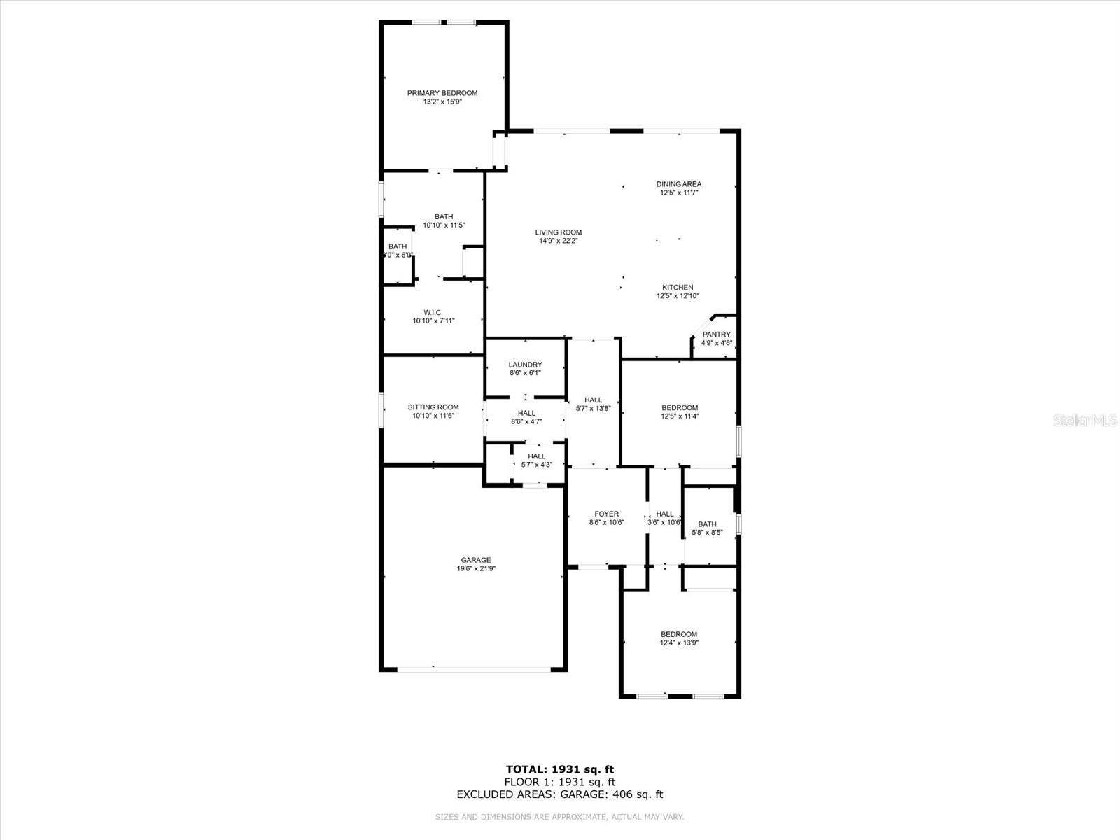 11925 BOHEMIAN PLACE, Venice, FL 34293 Floor Plan