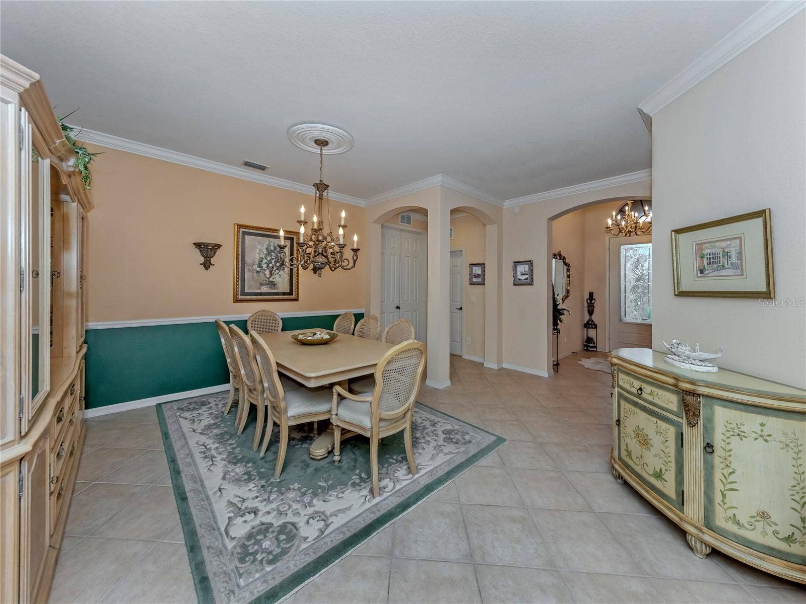 20684 CAPELLO DRIVE, Venice, FL 34292 Formal Dining Room,with Crown Molding