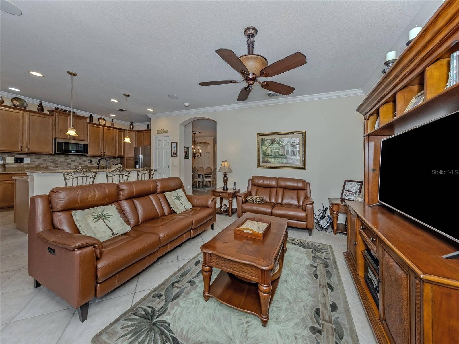 20684 CAPELLO DRIVE, Venice, FL 34292 Family room with Surround Sound System