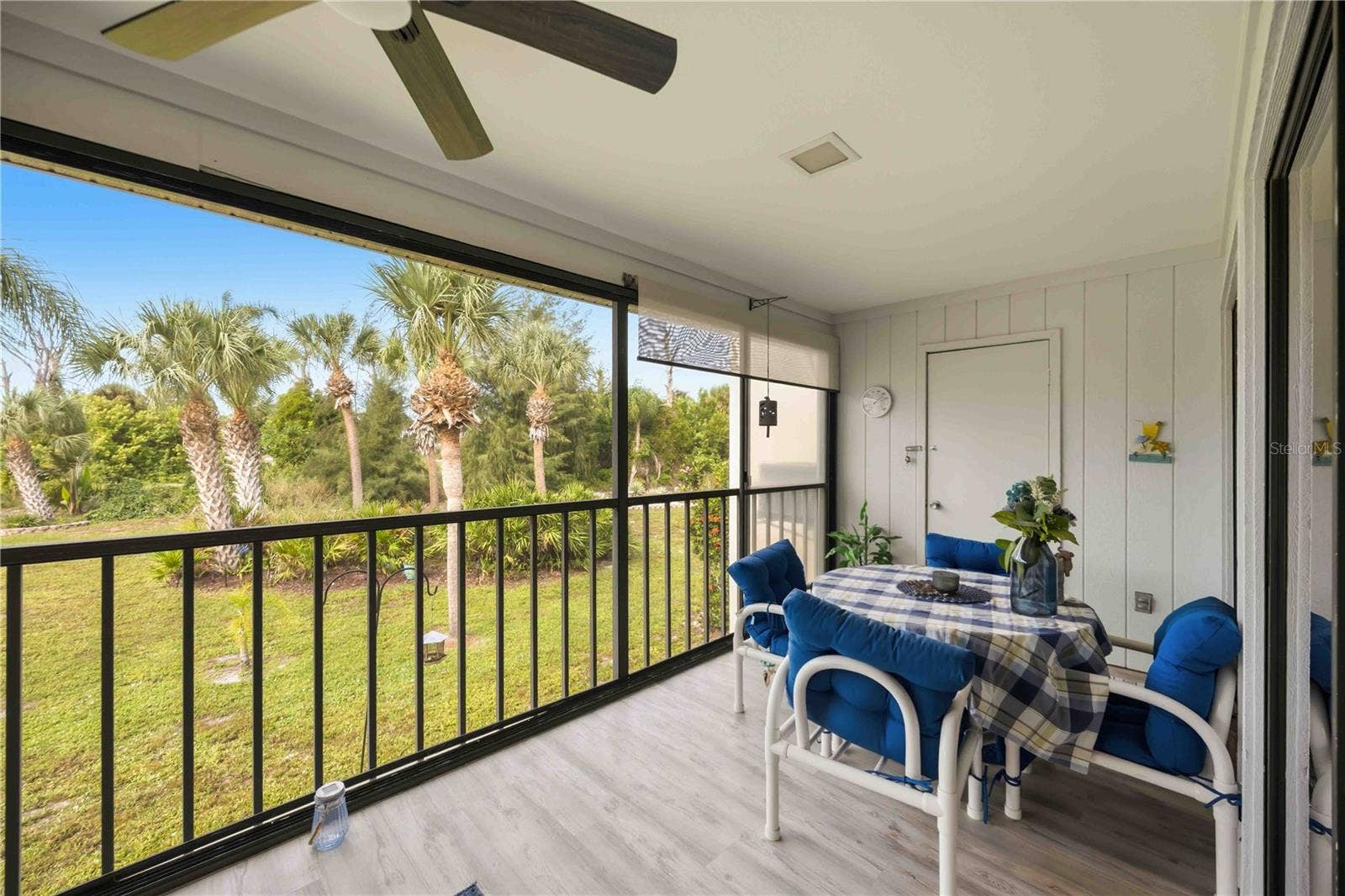 4260 PLACIDA ROAD, #17A, Englewood, FL 34224 large balcony / private with additional room for storage (under AC)