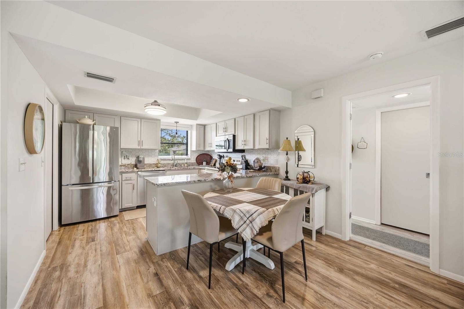 4260 PLACIDA ROAD, #17A, Englewood, FL 34224 upgraded kitchen with dining area