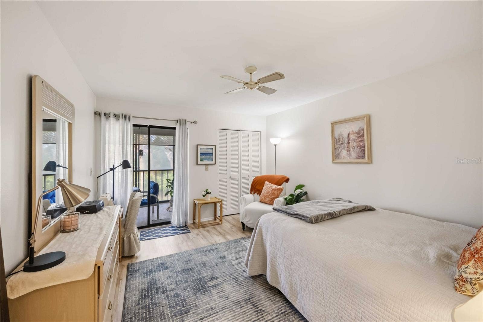 4260 PLACIDA ROAD, #17A, Englewood, FL 34224 large 2nd bedroom with access to the balcony
