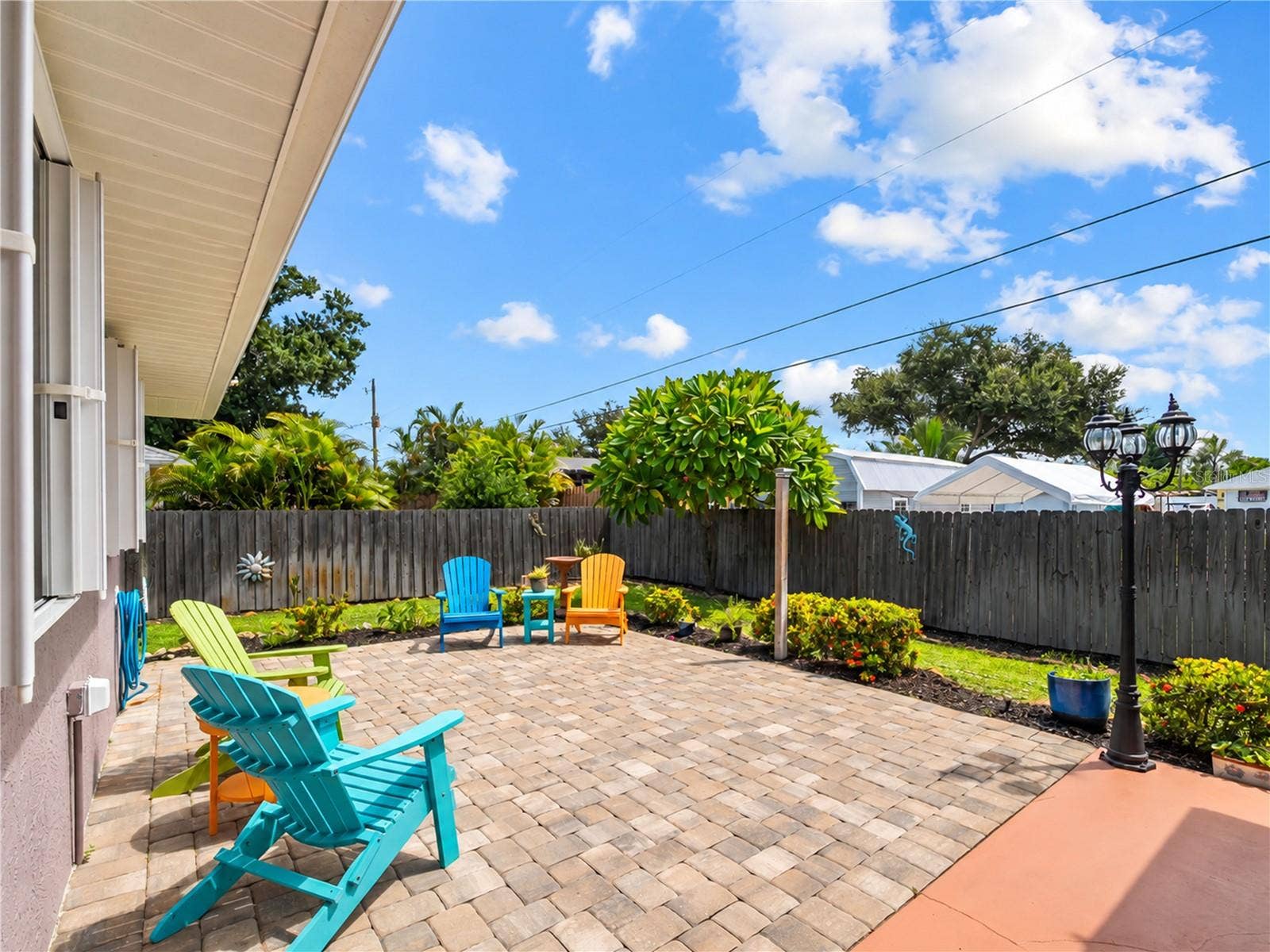 1477 HUDSON ROAD, Venice, FL 34293 Fenced yard