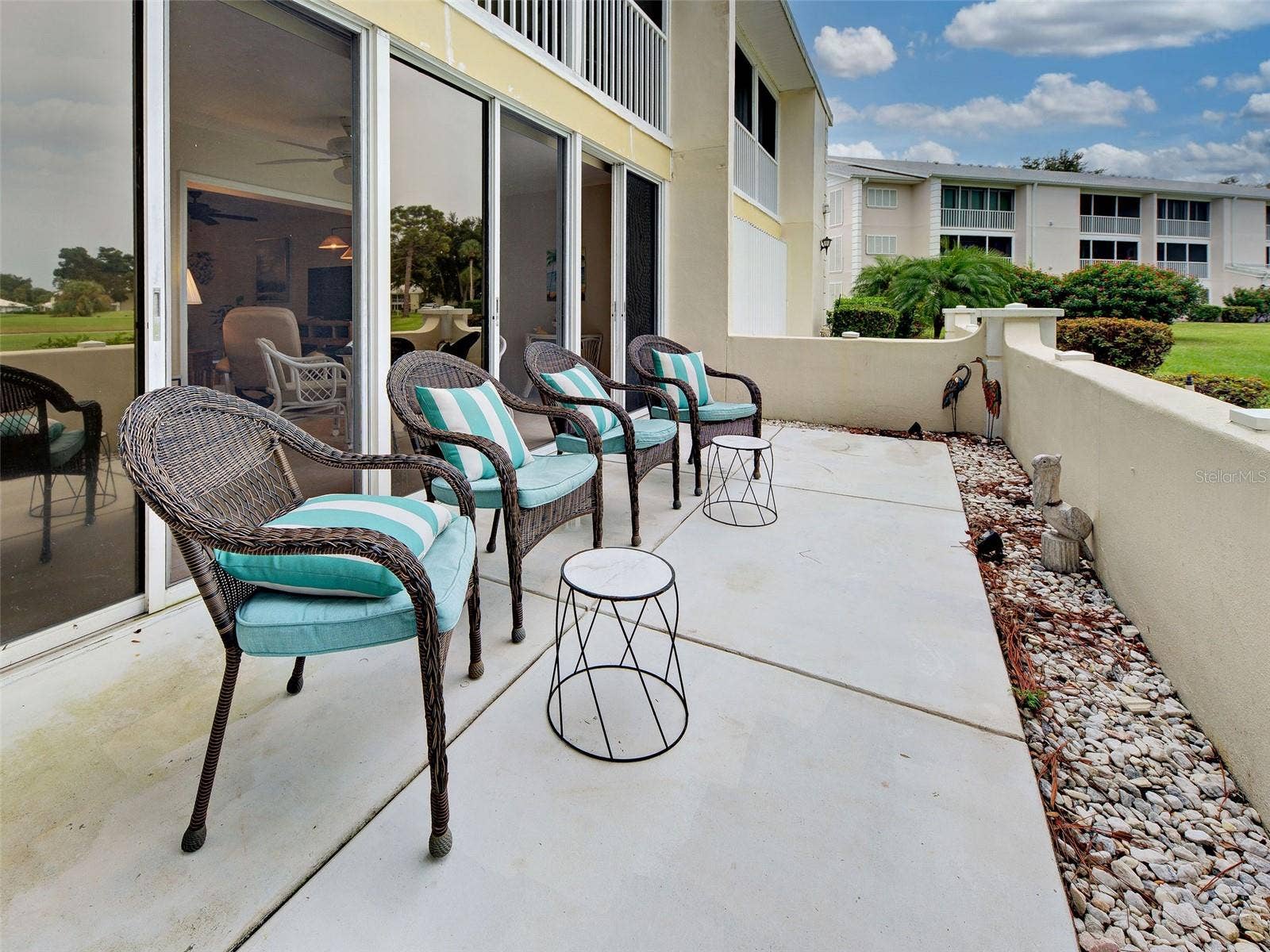 Patio with plenty of room to relax and enjoy the view