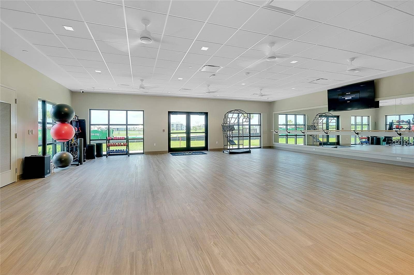 Group exercise class room.