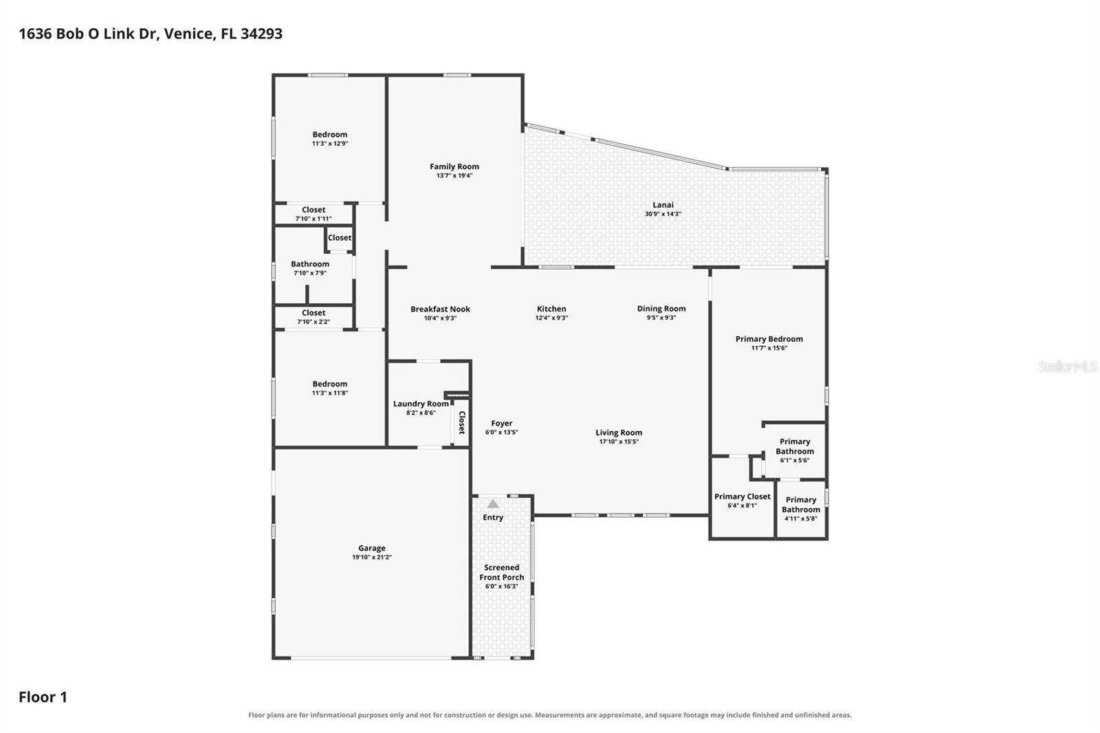 1636 BOB O LINK DRIVE, Venice, FL 34293 1636 BOB O LINK DRIVE, Venice, FL 34293