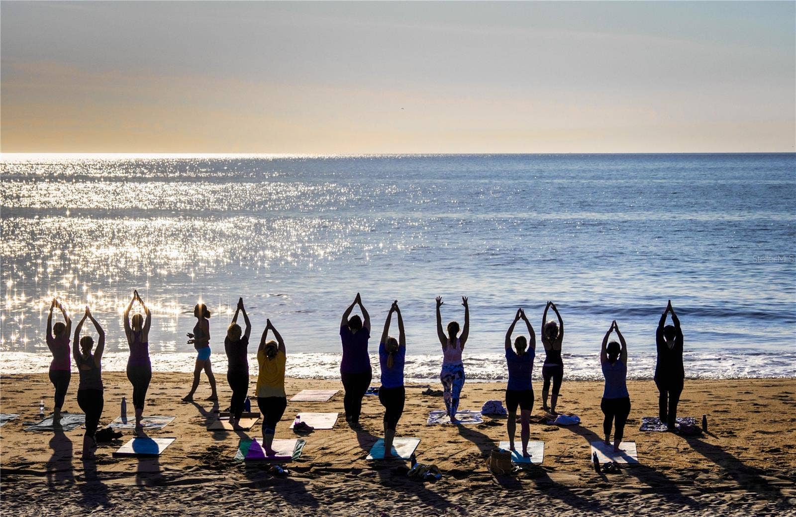 512 W VENICE AVENUE, #607, Venice, FL 34285 Yoga on the beach