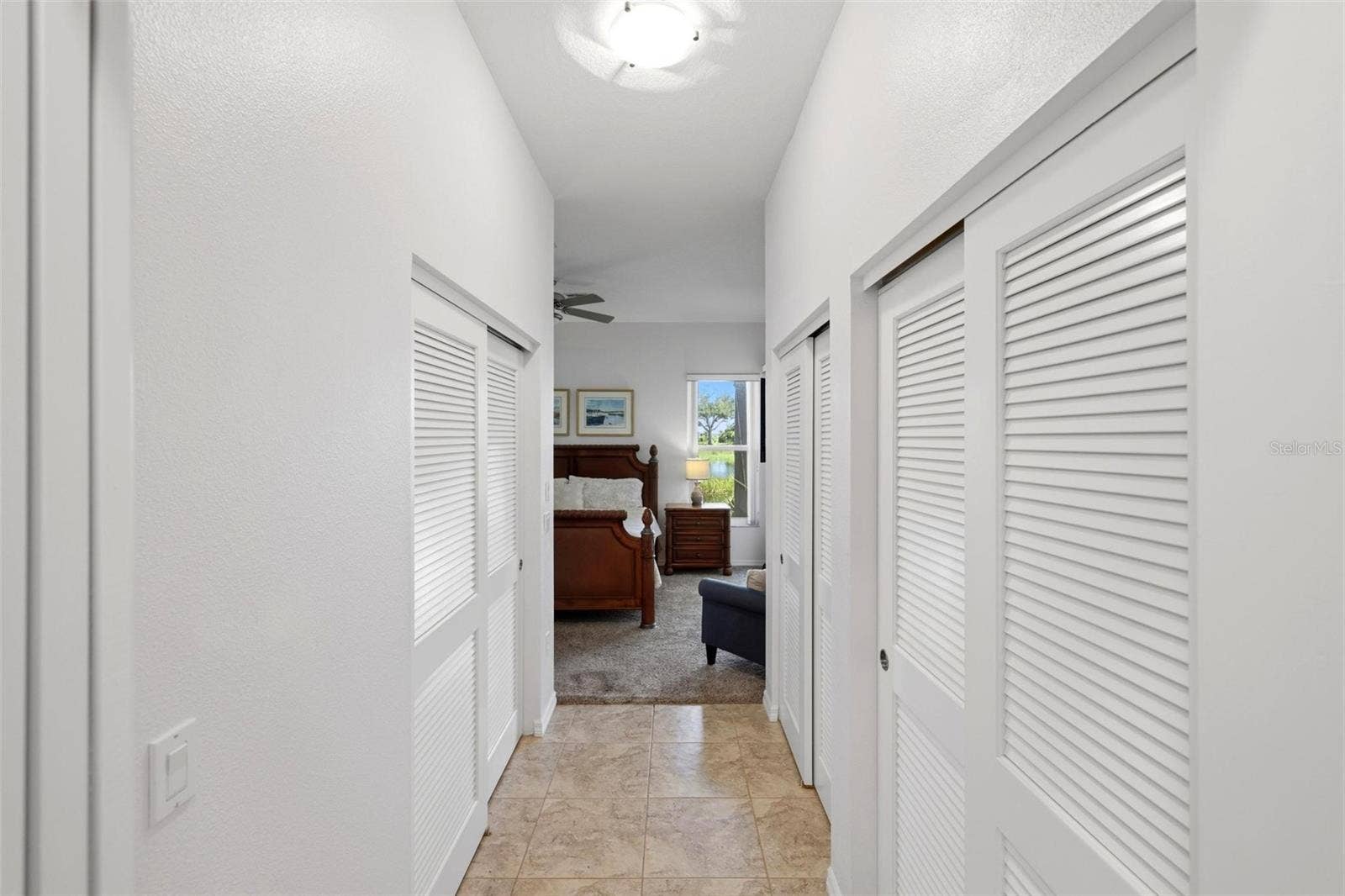 687 LAKESCENE DRIVE, Venice, FL 34293 Entry to primary bedroom with 3 spacious closets