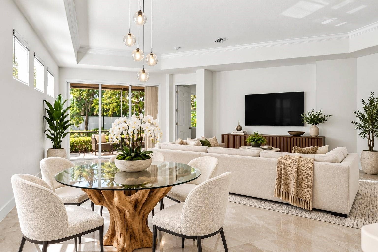 4316 CALLISTA LANE, Sarasota, FL 34243 Virtually staged open concept living