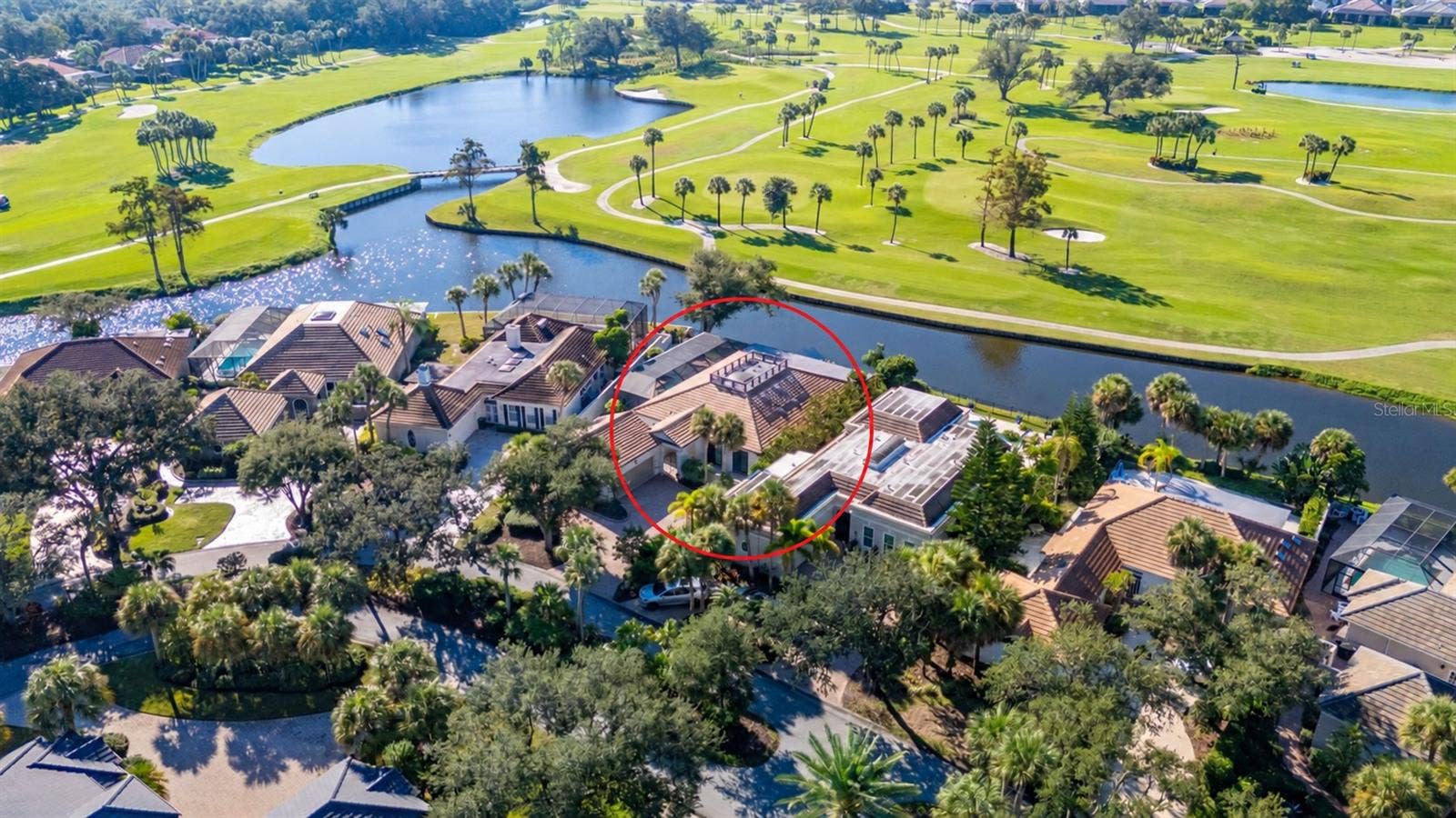 71 CAYMAN ISLES BOULEVARD, Englewood, FL 34223 Aerial of golf course