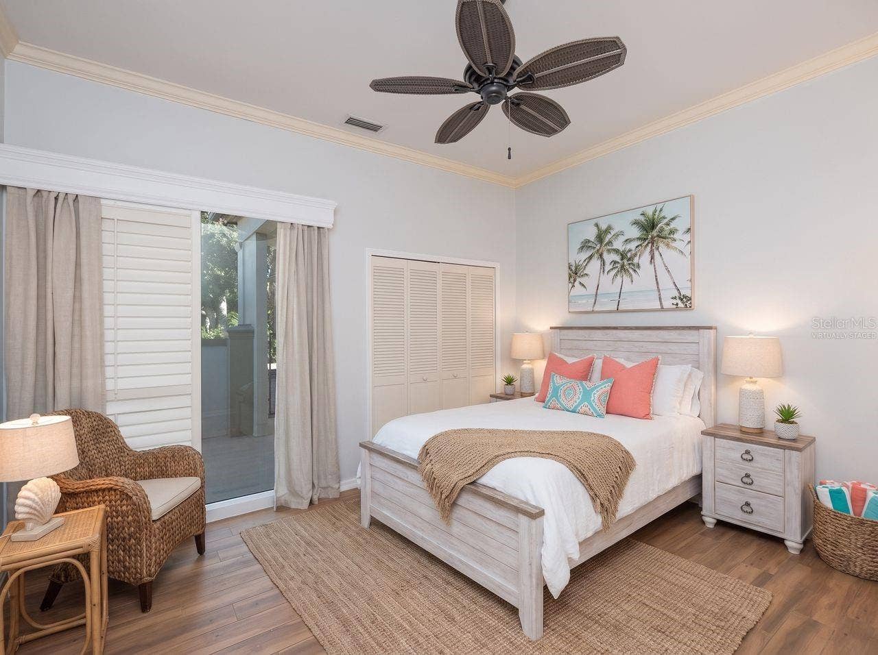 71 CAYMAN ISLES BOULEVARD, Englewood, FL 34223 Guest bedroom 1 virtually staged