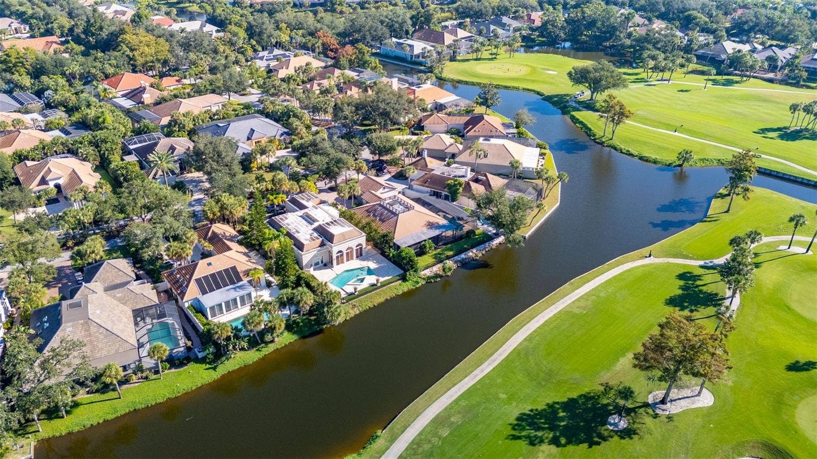 71 CAYMAN ISLES BOULEVARD, Englewood, FL 34223 aerial of golf course