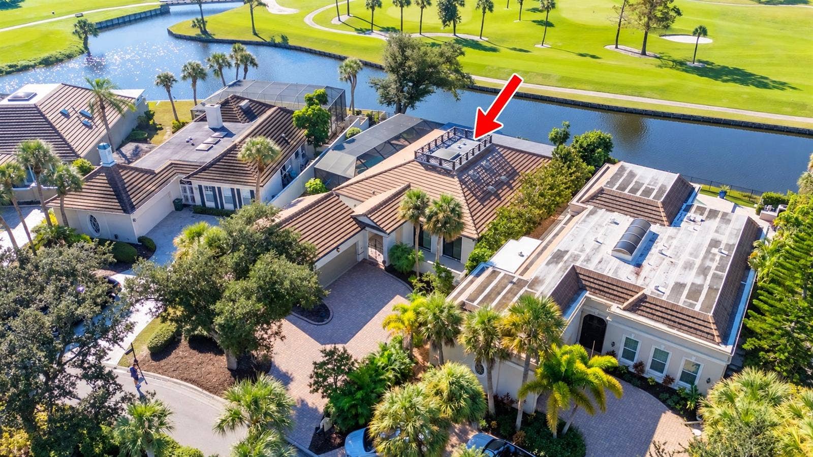 71 CAYMAN ISLES BOULEVARD, Englewood, FL 34223 aerial view of house