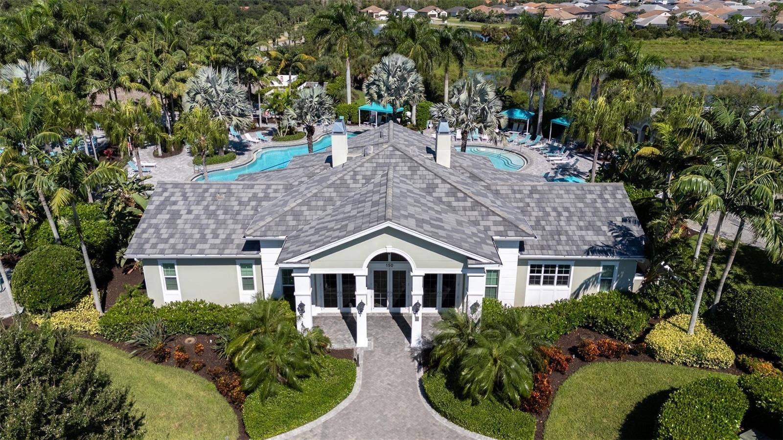 71 CAYMAN ISLES BOULEVARD, Englewood, FL 34223 aerial of "The Club"