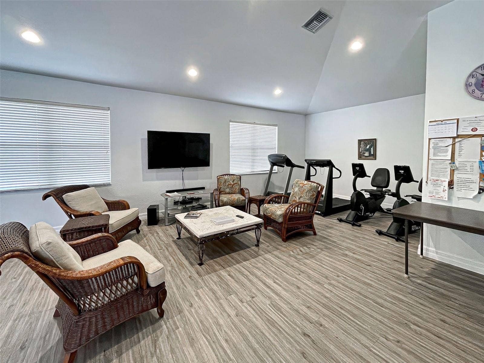 Inside the Activity Center.