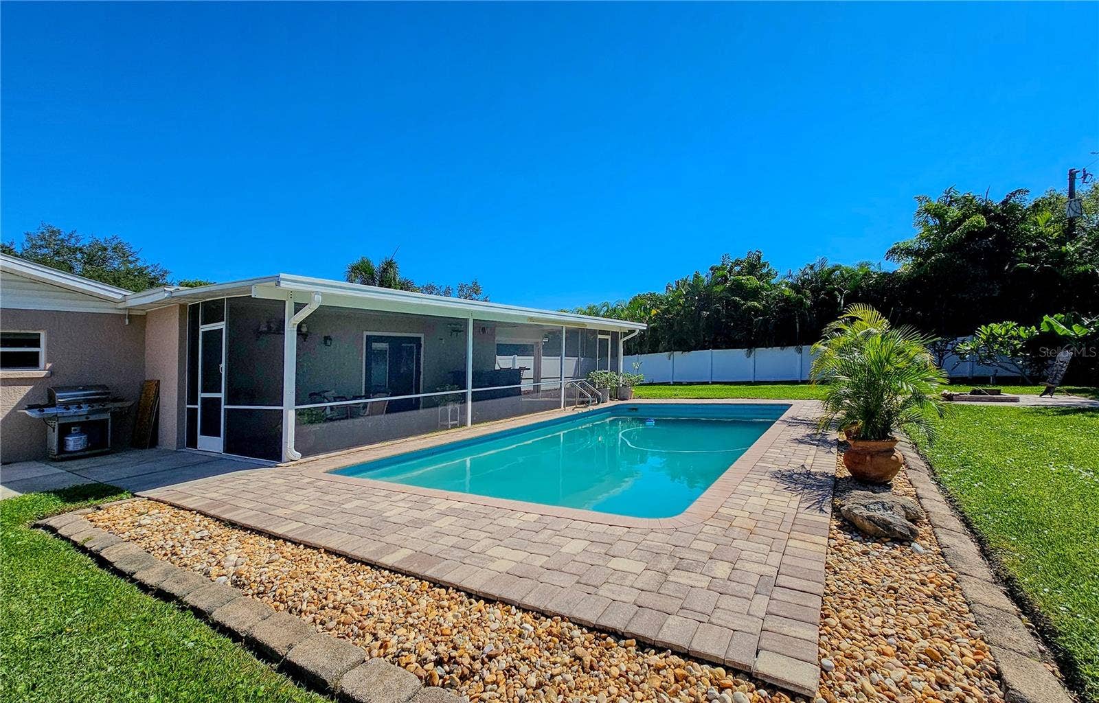 2304 50TH STREET W, Bradenton, FL 34209 Brick Paver patio around freshwater 15 ' x 30' pool
