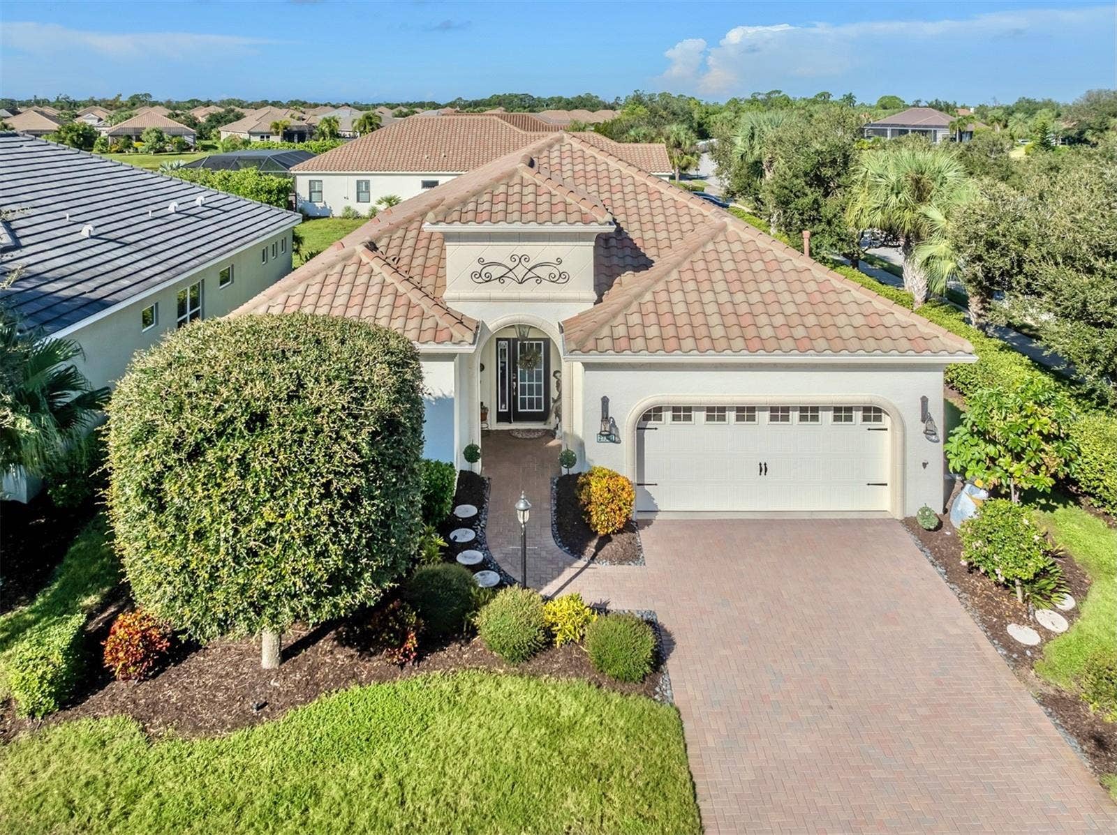 27301 DRIVER LANE, Englewood, FL 34223 Front Aerial View