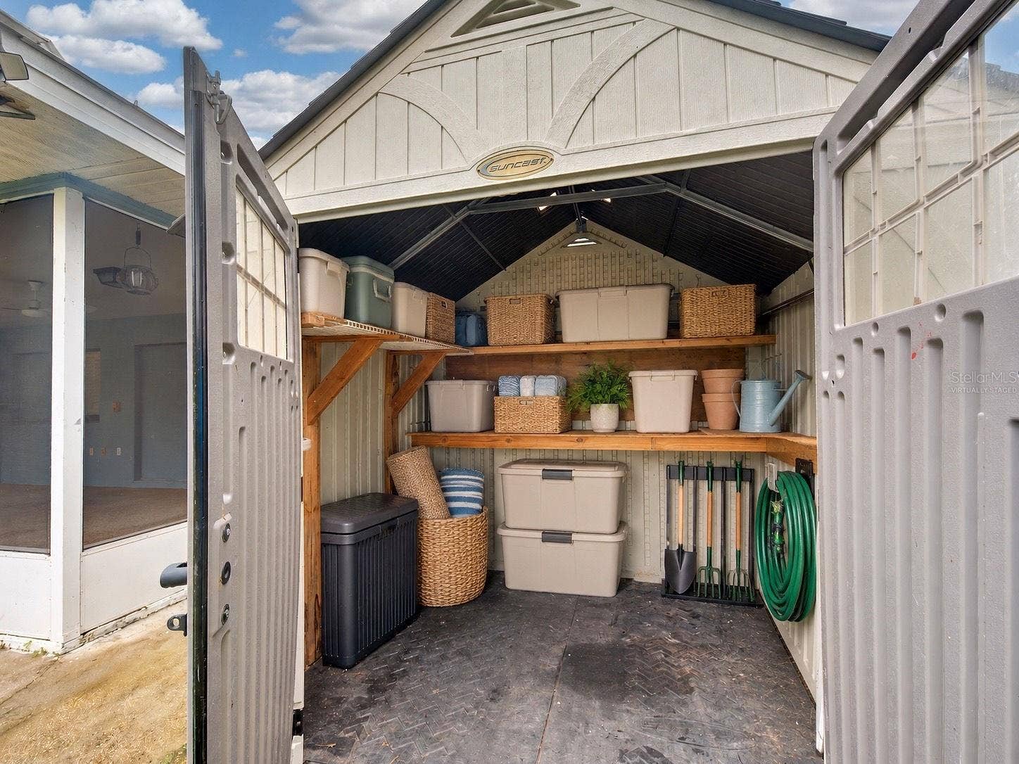 397 DORCHESTER STREET, Port Charlotte, FL 33954 Virtually Staged Shed