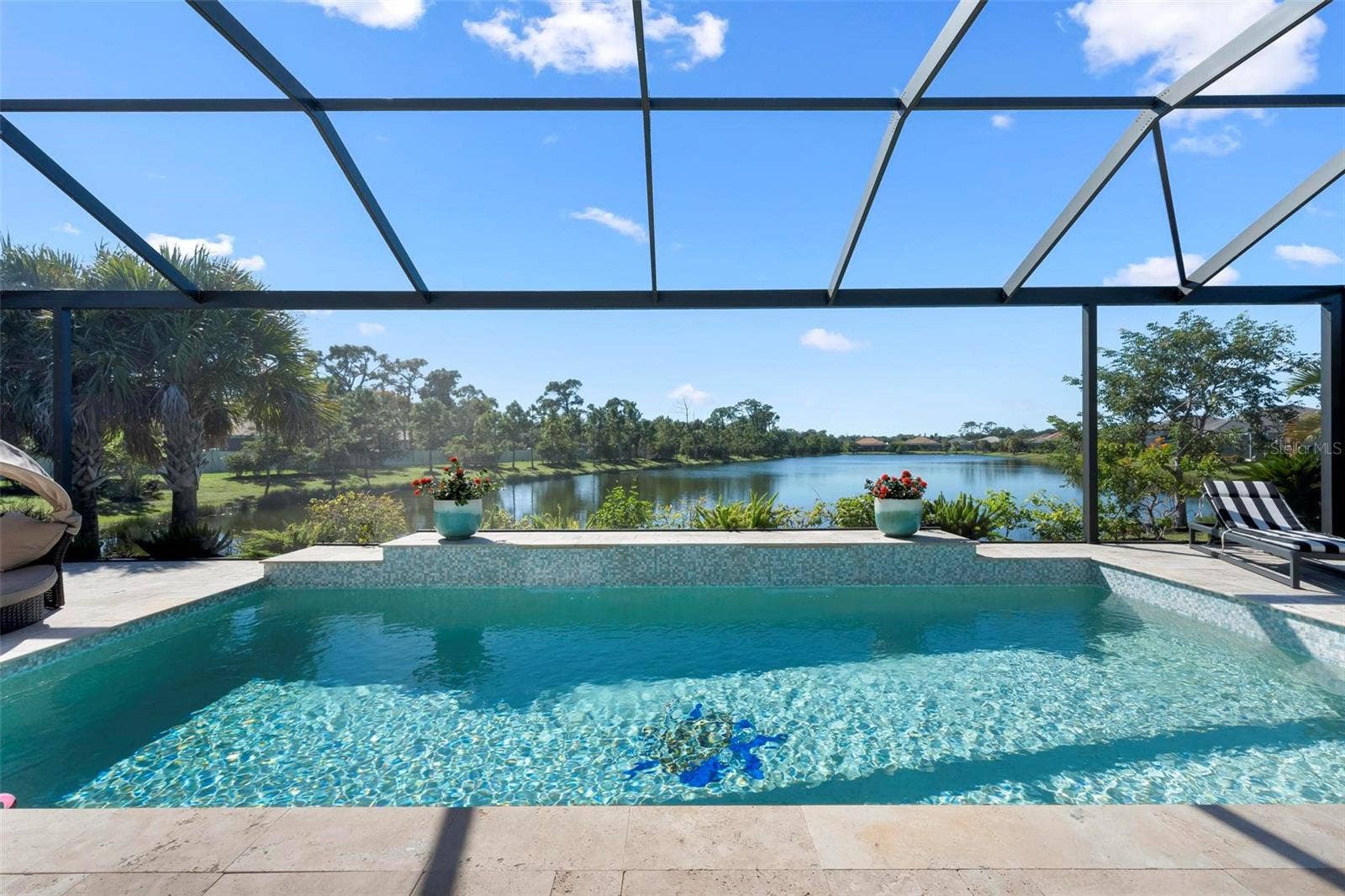 pool with pond