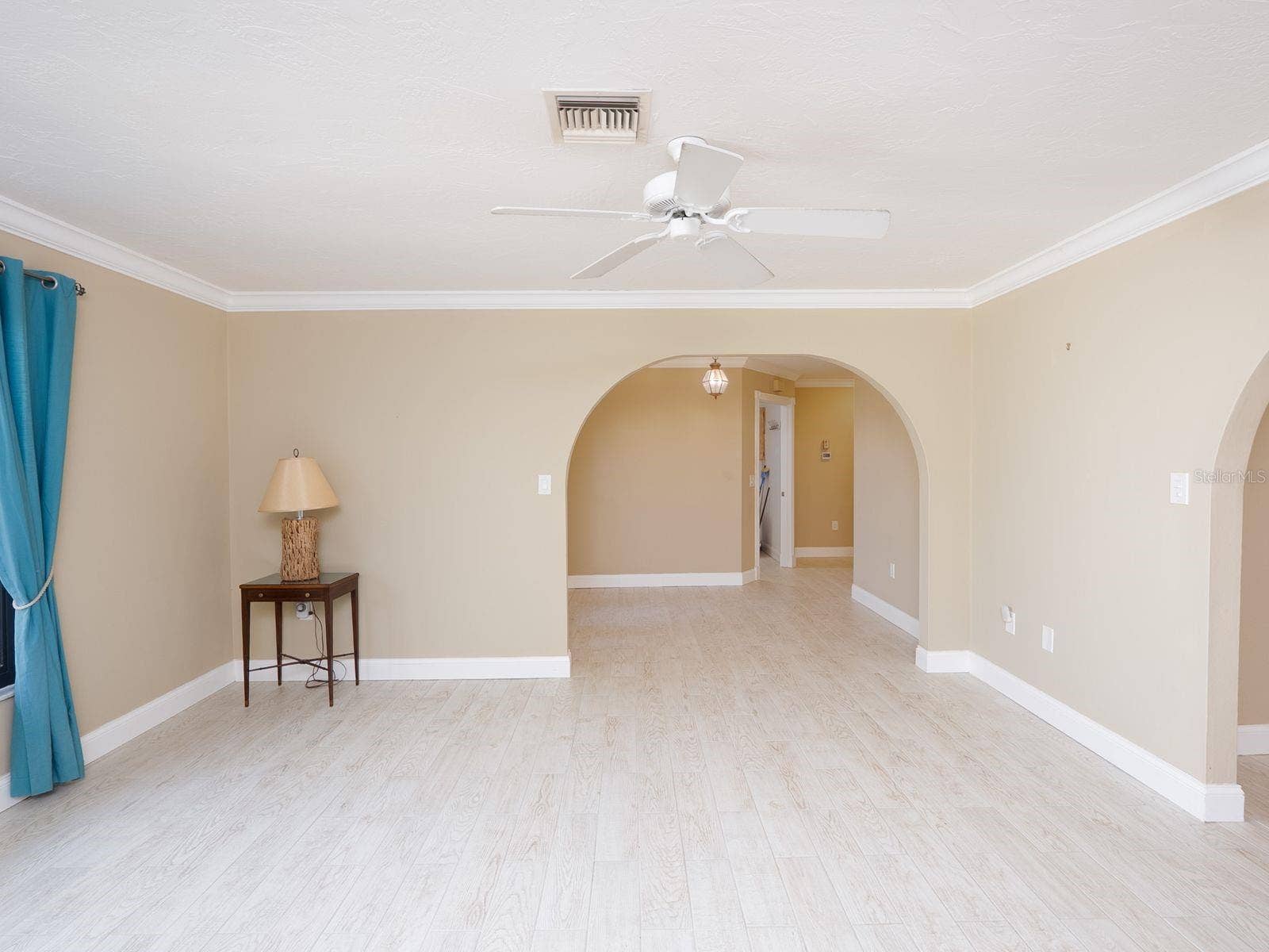 living room looking toward foyer