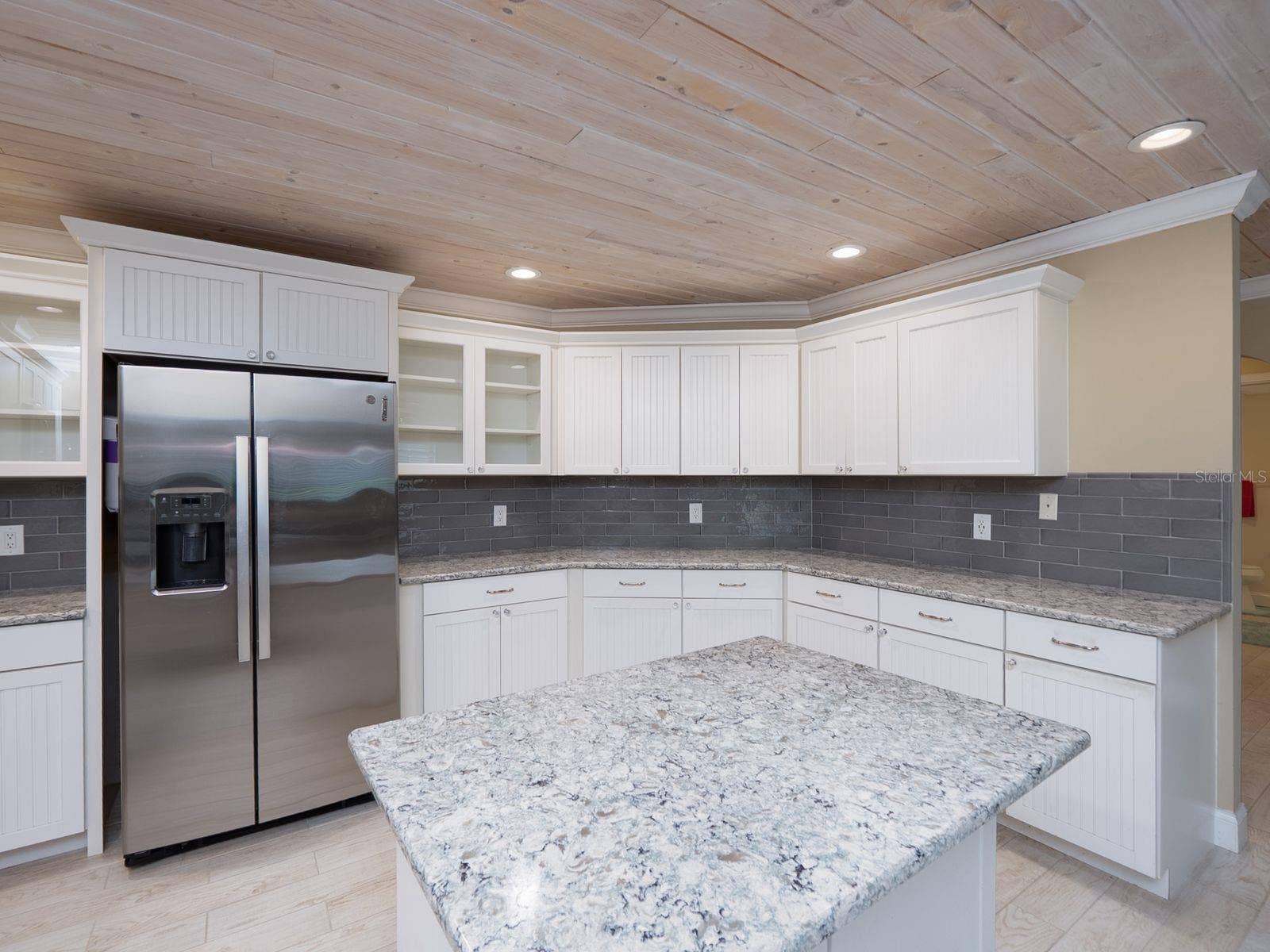 kitchen with center island