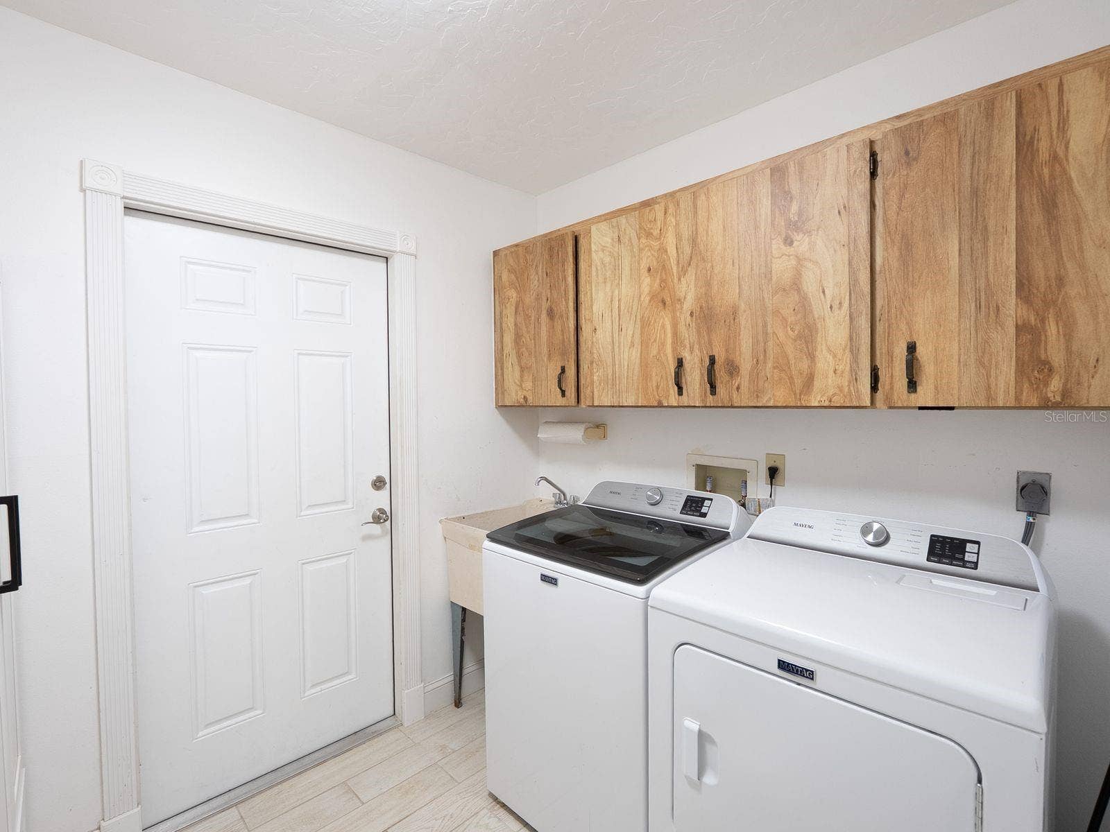 inside laundry room