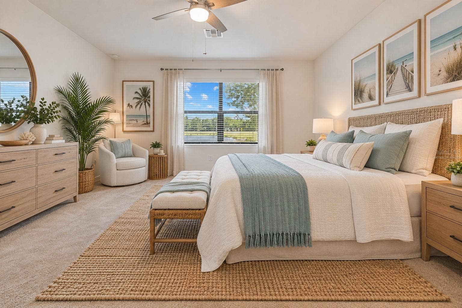 20846 FETTERBUSH PLACE, Venice, FL 34293 Virtually staged primary bedroom